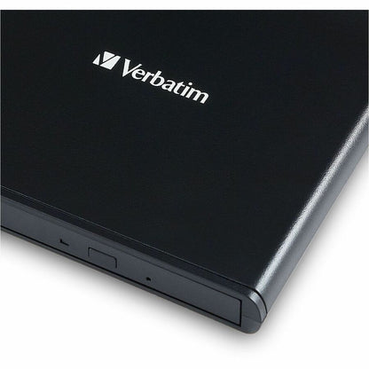 Verbatim DVD-Writer - External - 1 Each - DVD±R/±RW Support - 24x CD Rewrite - 8x DVD Rewrite - M-DISC Ready - Double-la