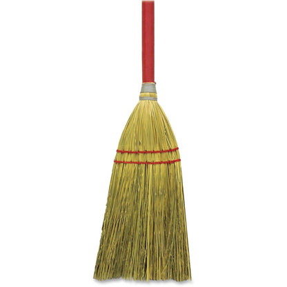 Genuine Joe Lobby Broom - 24" Handle Length - Wood Handle - Natural - 12 / Carton
