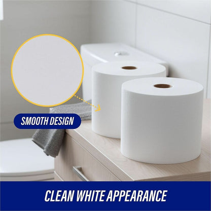 Genuine Joe Solutions Double Capacity Bath Tissue - 2 Ply - 1000 Sheets/Roll - 45/64" Core - White - Virgin Fiber - 36 /