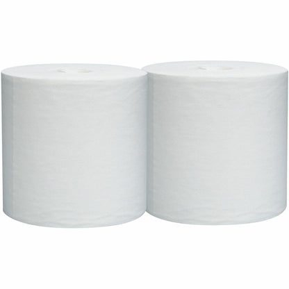 Wypall General Clean L30 Heavy Cleaning Towels - 9.80" Width x 15.20" Length - 300 Sheets/Roll - White - 1 Carton
