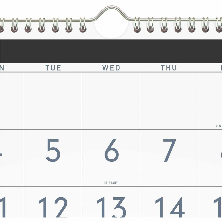 At-A-Glance Contemporary 3-Month Reference Wall Calendar - Large - Monthly - 15 Month - December 2026 to February 2028 -