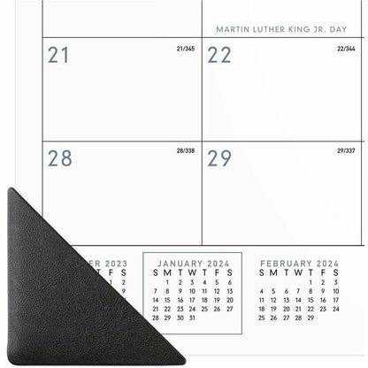 At-A-Glance Contemporary Monthly Desk Pad - Julian Dates - Daily, Monthly - 12 Month - January 2027 to December 2027 - 1