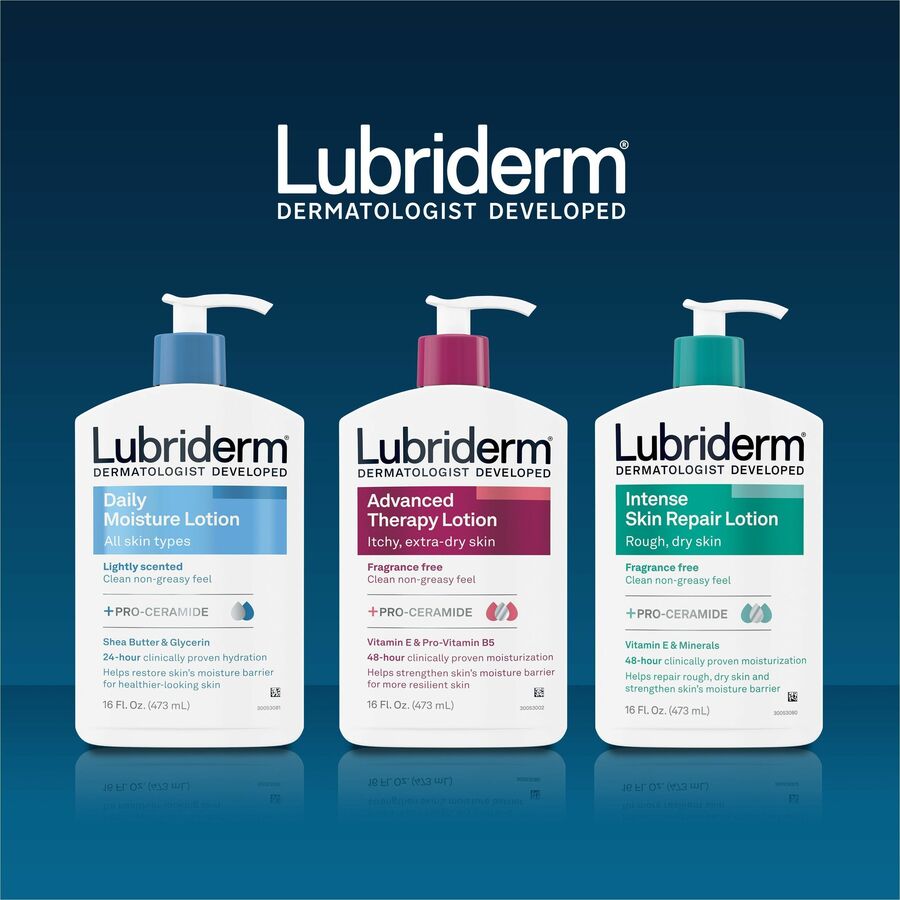 Lubriderm Daily Moisture Skin Lotion - Lotion - 6 fl oz - Non-fragrance - For Dry Skin - Applicable on Hand and Body - 1