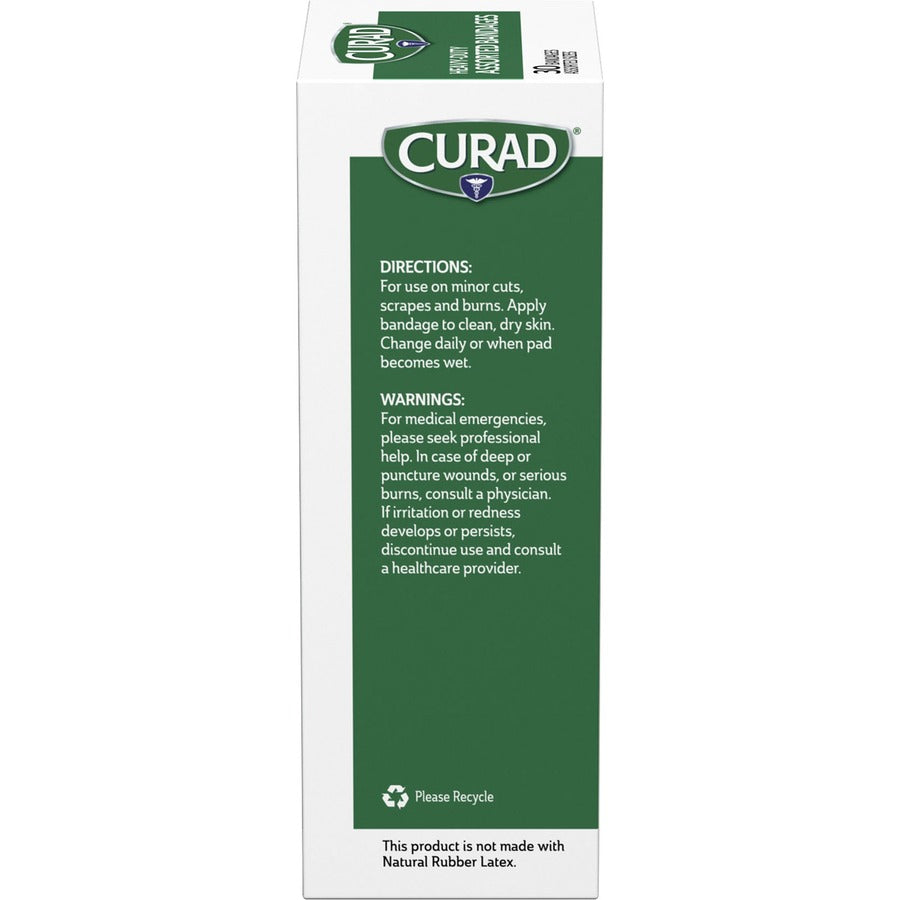 Curad Extreme Hold Assorted Bandages - Tan - Fabric - 30 / Box