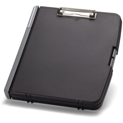 Officemate Ringbinder Clipboard Storage Box - 8 19/64" x 11 45/64" , 8 1/2" x 11" Sheet Size - Spring Clip - Plastic - C