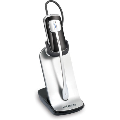 VTech Accesssory Cordless Headset - Mono - Wireless - DECT 6.0 - Earbud, Over-the-ear - Monaural - Outer-ear - Silver, B