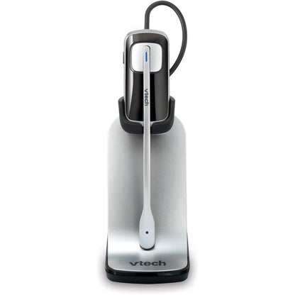 VTech Accesssory Cordless Headset - Mono - Wireless - DECT 6.0 - Earbud, Over-the-ear - Monaural - Outer-ear - Silver, B