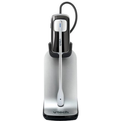 VTech Accesssory Cordless Headset - Mono - Wireless - DECT 6.0 - Earbud, Over-the-ear - Monaural - Outer-ear - Silver, B