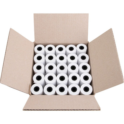 Business Source Portable Printer Thermal Rolls - 2 1/4" x 55 ft - 48 g/m² Grammage - FSC - White - 50 / Carton
