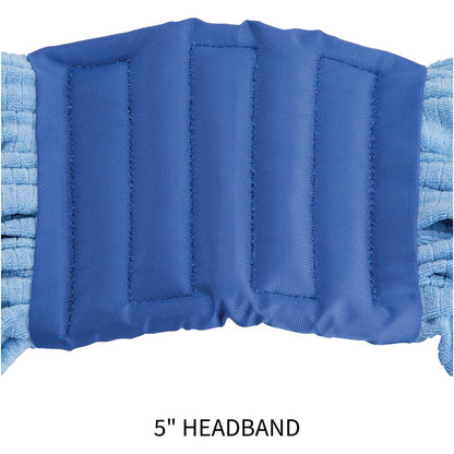 Genuine Joe Microfiber Wet Mophead Refill - Absorbent, Launderable, Durable - MicroFiber - Blue - 12 / Carton