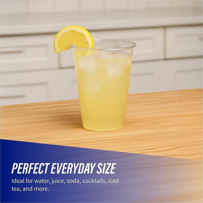 Genuine Joe 12 oz Clear Plastic Cups - 12 fl oz - Clear - Plastic - Cold Drink, Beverage - 25/Pack - 20 / Carton