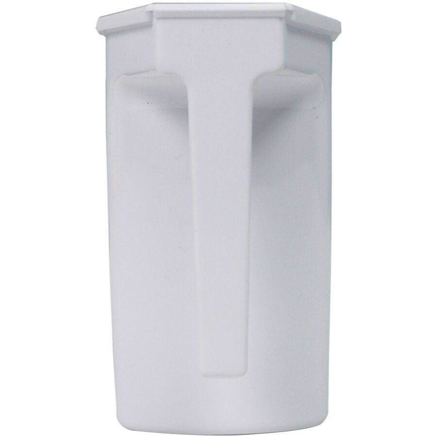 Genuine Joe Toilet Bowl Mop Caddy - White - 12 / Carton