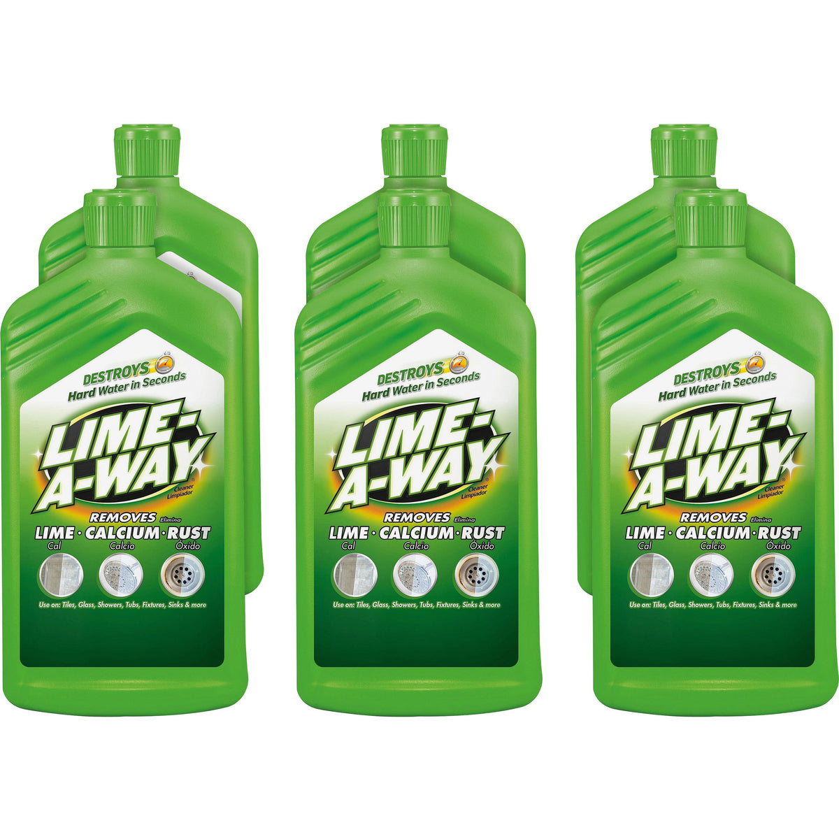 Lime-A-Way Cleaner - For Multipurpose - 28 fl oz (0.9 quart) - 6 / Carton