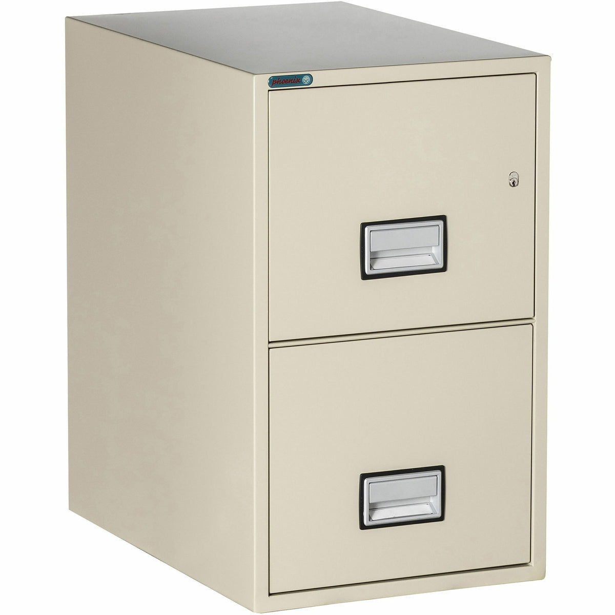 Phoenix World Class Vertical File - 2-Drawer - 16.9" Width x 25" Depth x 28" Height - 2 x Drawer(s) for File - Letter - 