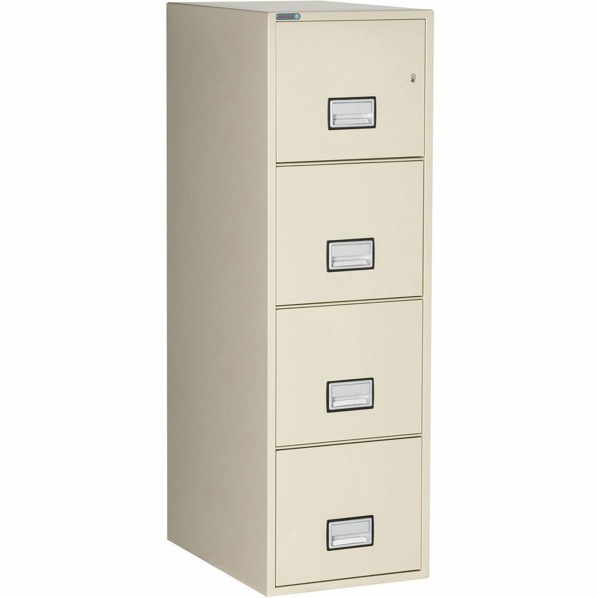 Phoenix World Class Vertical File - 4-Drawer - 16.9" Width x 25" Depth x 54" Height - 4 x Drawer(s) for File - Letter - 