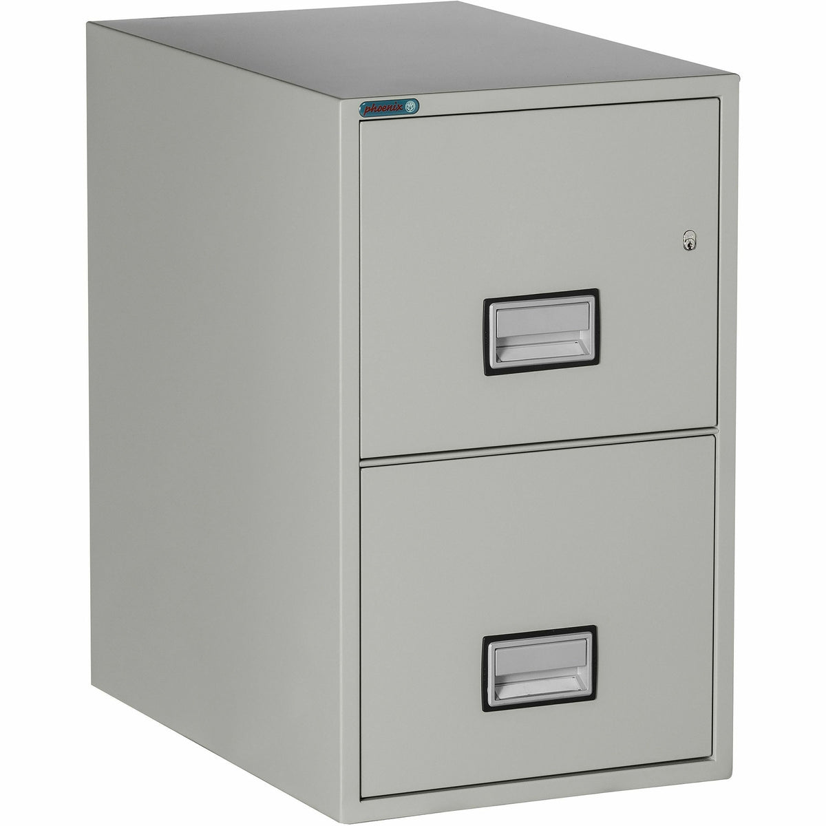 Phoenix World Class Vertical File - 2-Drawer - 16.9" Width x 25" Depth x 28" Height - 2 x Drawer(s) for File - Letter - 
