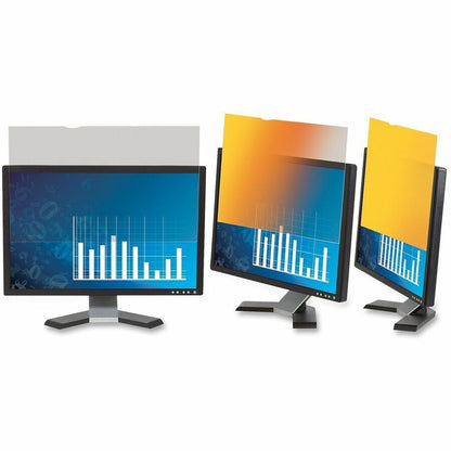 3M Gold Privacy Filter Gold, Glossy - For 23" Widescreen LCD Monitor - 16:9 - Scratch Resistant, Dust Resistant - 1 Each