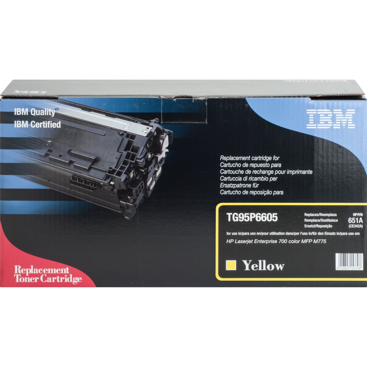 IBM Remanufactured Laser Toner Cartridge 651A (CE342A) - Yellow - 1 Each - 16000 Pages