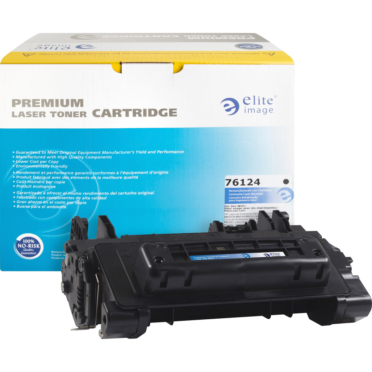 Elite Image Laser Toner Cartridge CF281A - Black - 1 Each - 10500 Pages