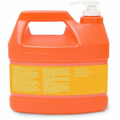 Gojo® Natural Orange Smooth Hand Cleaner - Citrus Scent - 1 gal - Pump Bottle Dispenser - Soil Remover, Dirt Remover, Gr