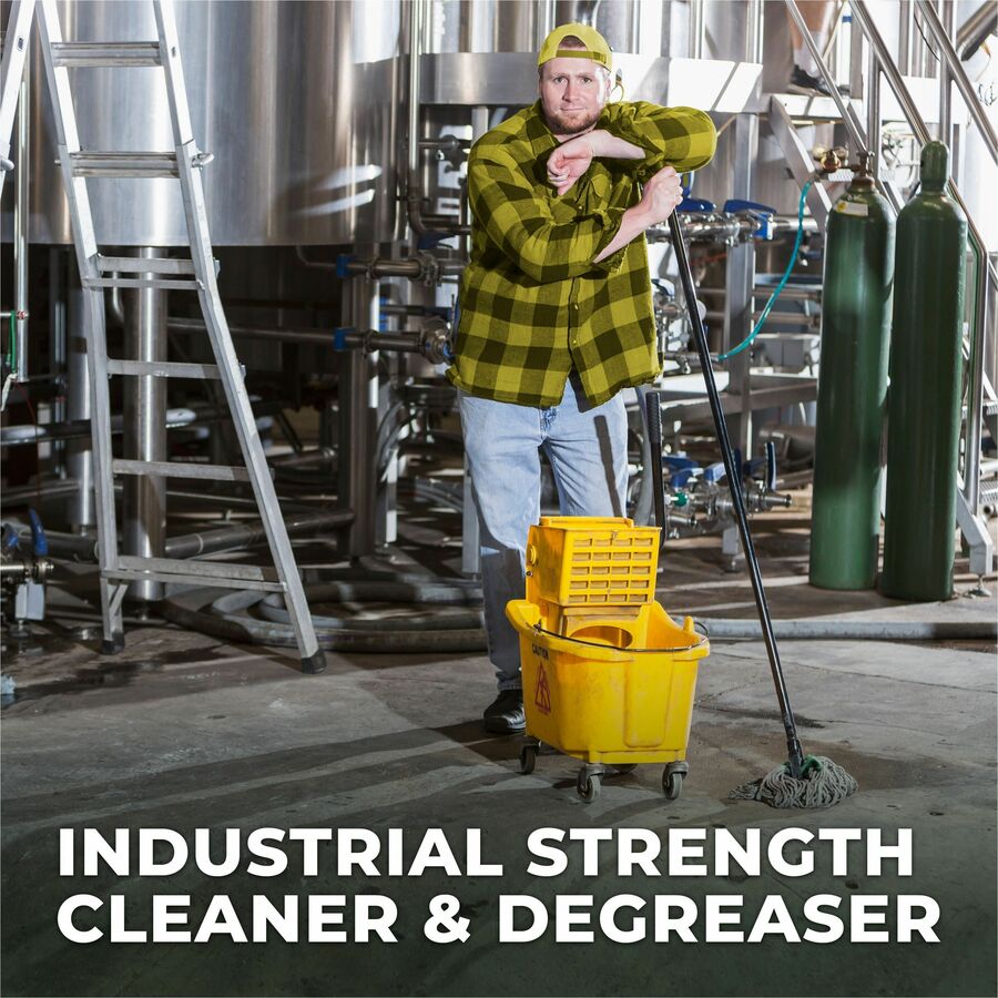 Simple Green Industrial Cleaner/Degreaser - Concentrate - 24 fl oz (0.8 quart) - Lemon Scent - 12 / Carton