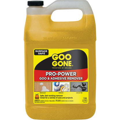 Goo Gone 1-Gallon Pro-Power Goo Remover - 128 fl oz (4 quart) - Citrus Scent - Fast Acting - Orange - 1 Each
