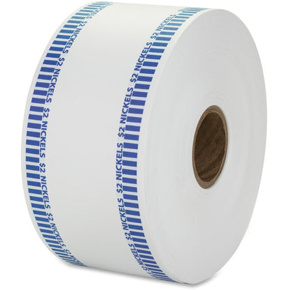PAP-R Color-coded Coin Machine Wrappers - 1000 ft Length - 1900 Wrap(s) - Total $2.00 in 40 Coins of 5¢ Denomination - 1