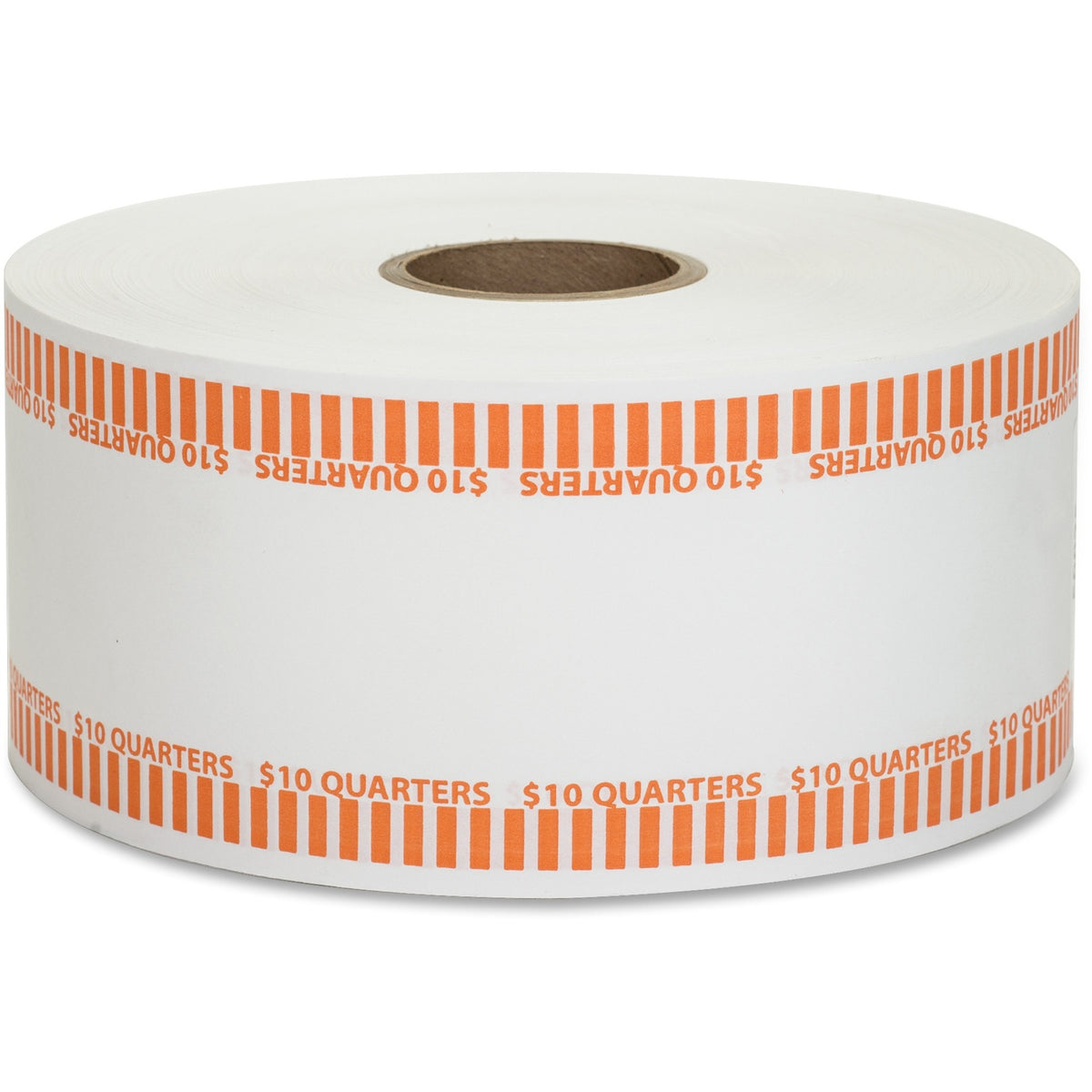 PAP-R Color-coded Coin Machine Wrappers - 1000 ft Length - 1900 Wrap(s) - Total $10 in 40 Coins of 25¢ Denomination - 15