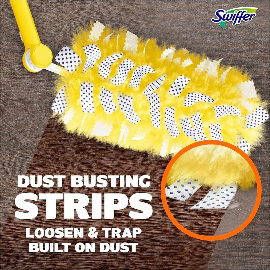 Swiffer 360 Dusters Extender Kit - 36" Handle Length - Plastic Handle - White - 6 / Carton