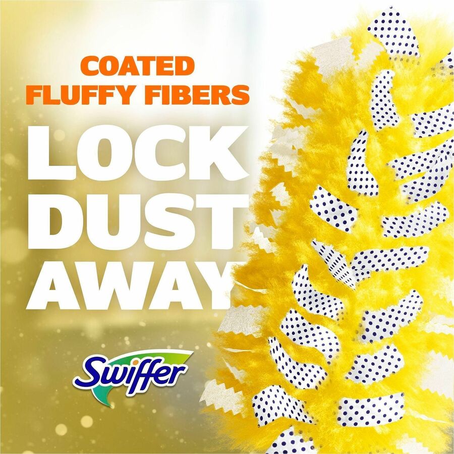 Swiffer 360 Dusters Extender Kit - 36" Handle Length - Plastic Handle - White - 6 / Carton