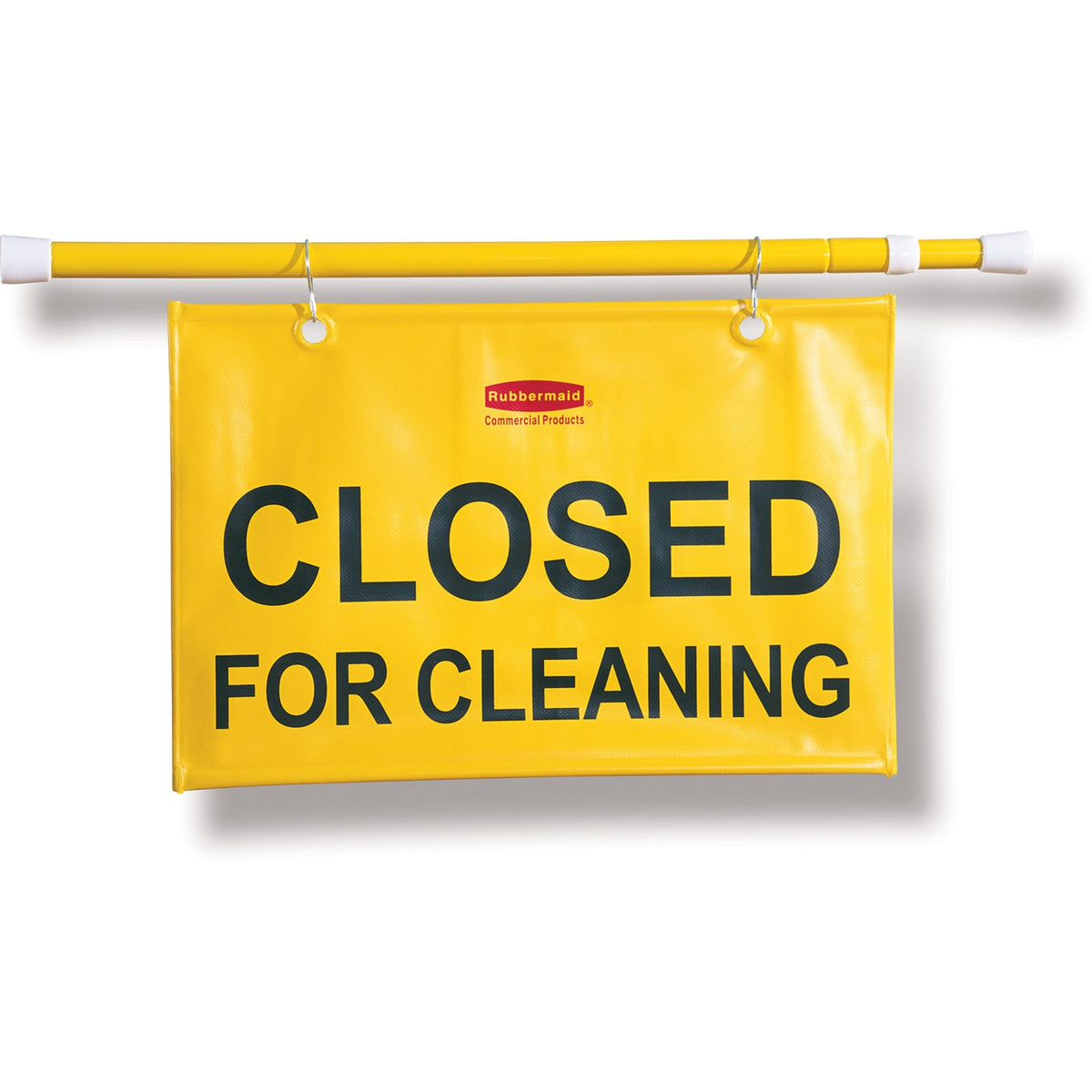 Rubbermaid Commercial Closed For Cleaning Safety Sign - Print/Message "Closed for Cleaning" - 50" Width x 13" Height x 1