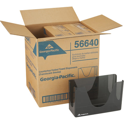 Georgia-Pacific Countertop C-Fold/M-Fold Paper Towel Dispenser - C Fold, Multifold Dispenser - 7" Height x 11" Width x 4