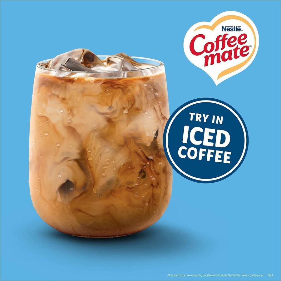 Coffee mate Zero-Sugar French Vanilla Nondairy Liquid Creamer Singles - French Vanilla Flavor - 0.38 fl oz (11 mL) - 200