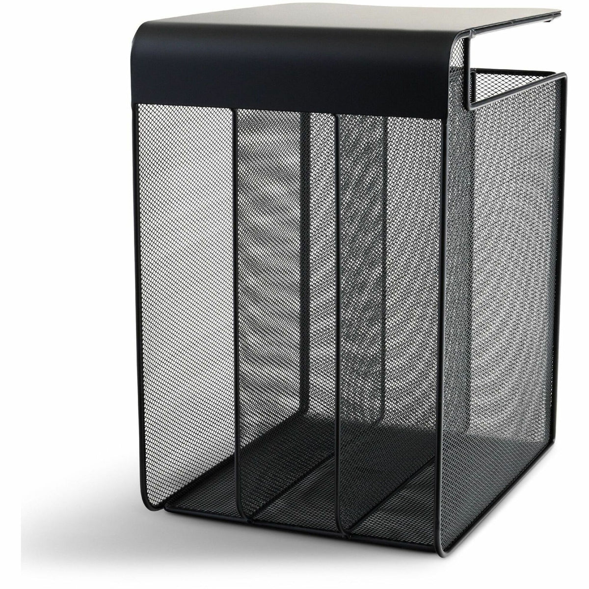 Safco Onyx Vertical Hanging Storage Organizer - 3 Compartment(s) - 11.75" Height x 14.75" Width x 5.25" Depth - Black - 