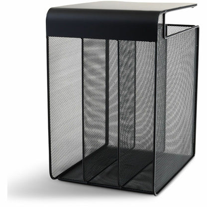 Safco Onyx Vertical Hanging Storage Organizer - 3 Compartment(s) - 11.75" Height x 14.75" Width x 5.25" Depth - Black - 