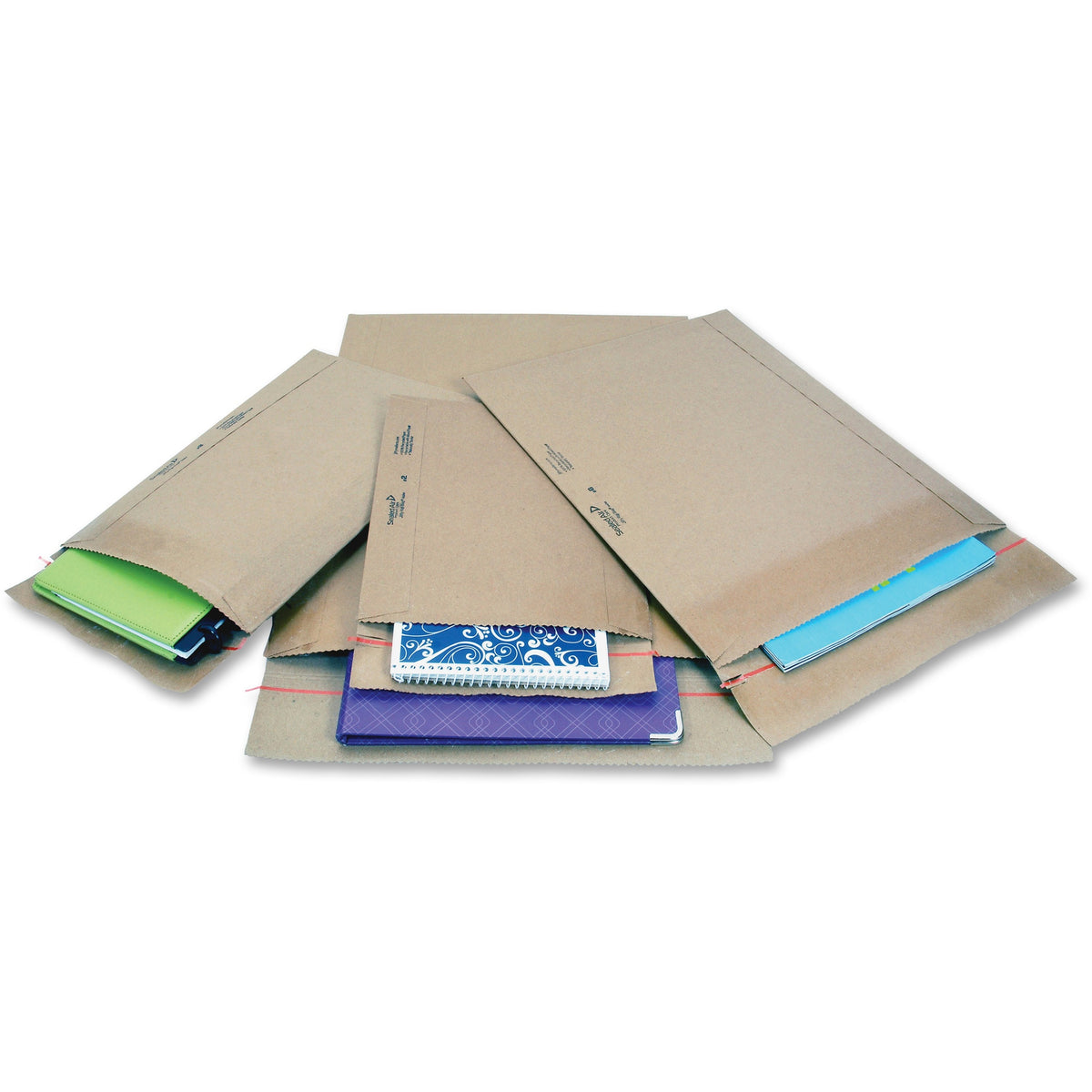 Jiffy Mailer Jiffy Rigi Bag Mailers - Shipping - #4 - 9 1/2" Width x 13" Length - Self-sealing - Natural Kraft - Kraft, 