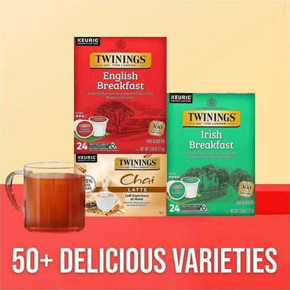 Twinings of London English Breakfast Black Tea K-Cup - 24 / Box