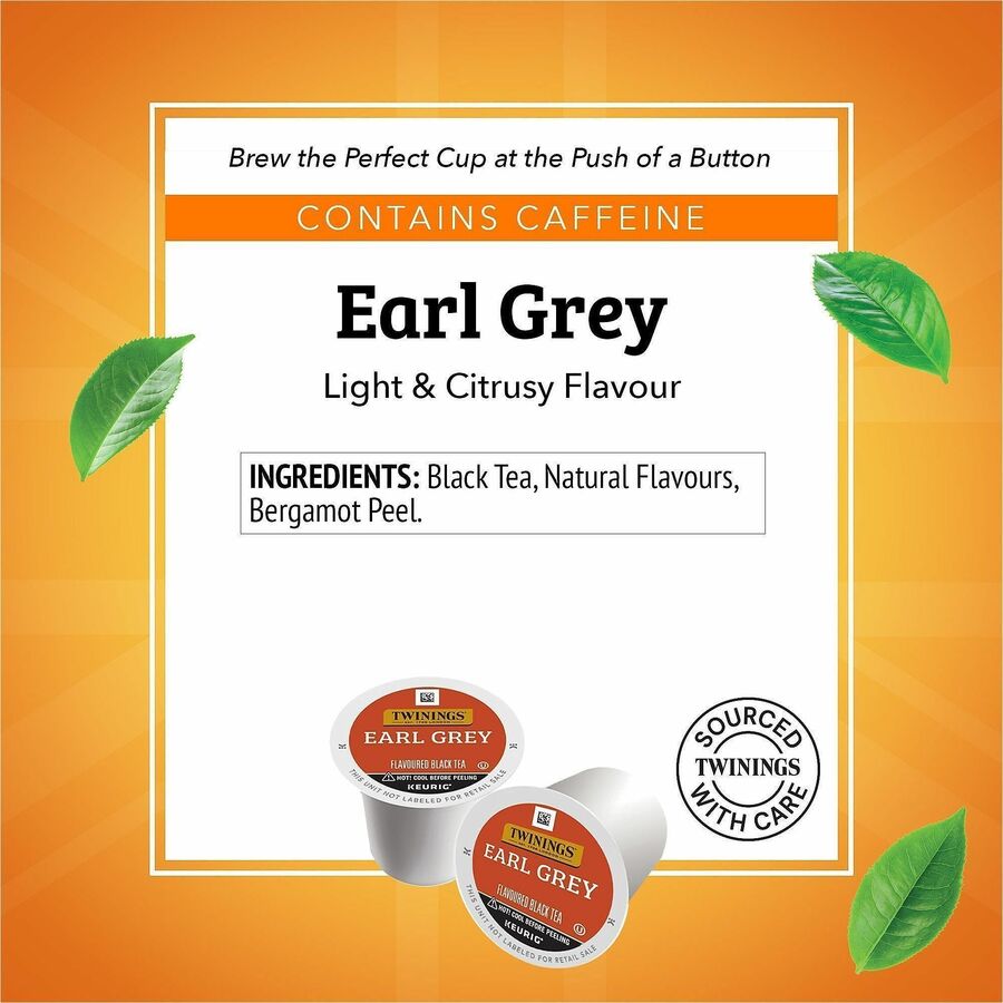 Twinings of London Earl Grey Flavoured Black Tea K-Cup - 24 / Box