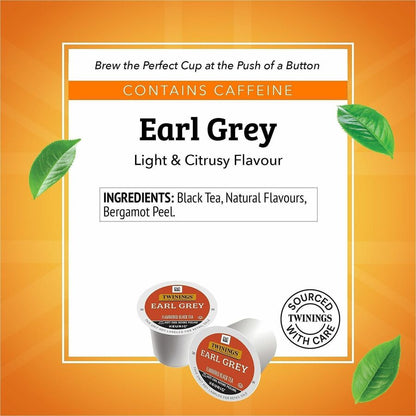 Twinings of London Earl Grey Flavoured Black Tea K-Cup - 24 / Box