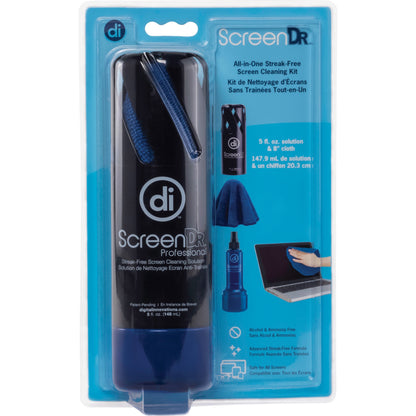 Digital Innovations 5 fl. oz. Screen Cleaning Kit - For Display Screen - 5 oz - Ammonia-free, Streak-free, Eco-friendly,