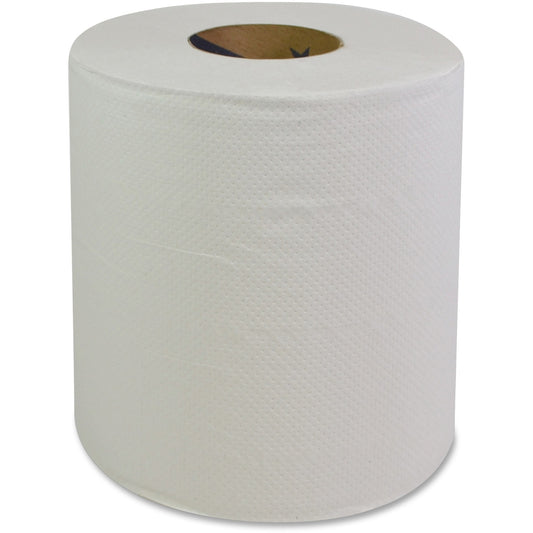 GCN Center Pull Dispenser Paper Towels - 2 Ply - 6" Width x 300 ft Length - 360 Sheets/Roll - 2 45/64" Core - White - 36