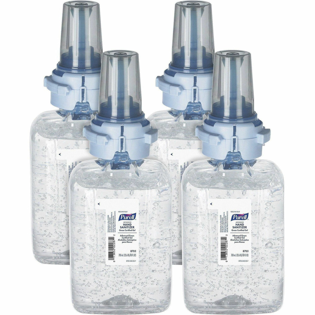 PURELL® Hand Sanitizer Gel Refill - Fragrance-free Scent - 23.67 fl oz - Push Pump Dispenser - Kill Germs - Hand - Moist