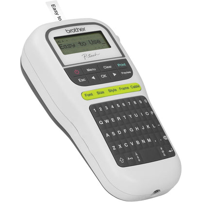 P-touch P-Touch 11 Handheld Label Maker - Thermal Transfer - 0.79 in/s Mono - 3 Fonts - 180 dpi - Tape, Label0.14" , 0.2