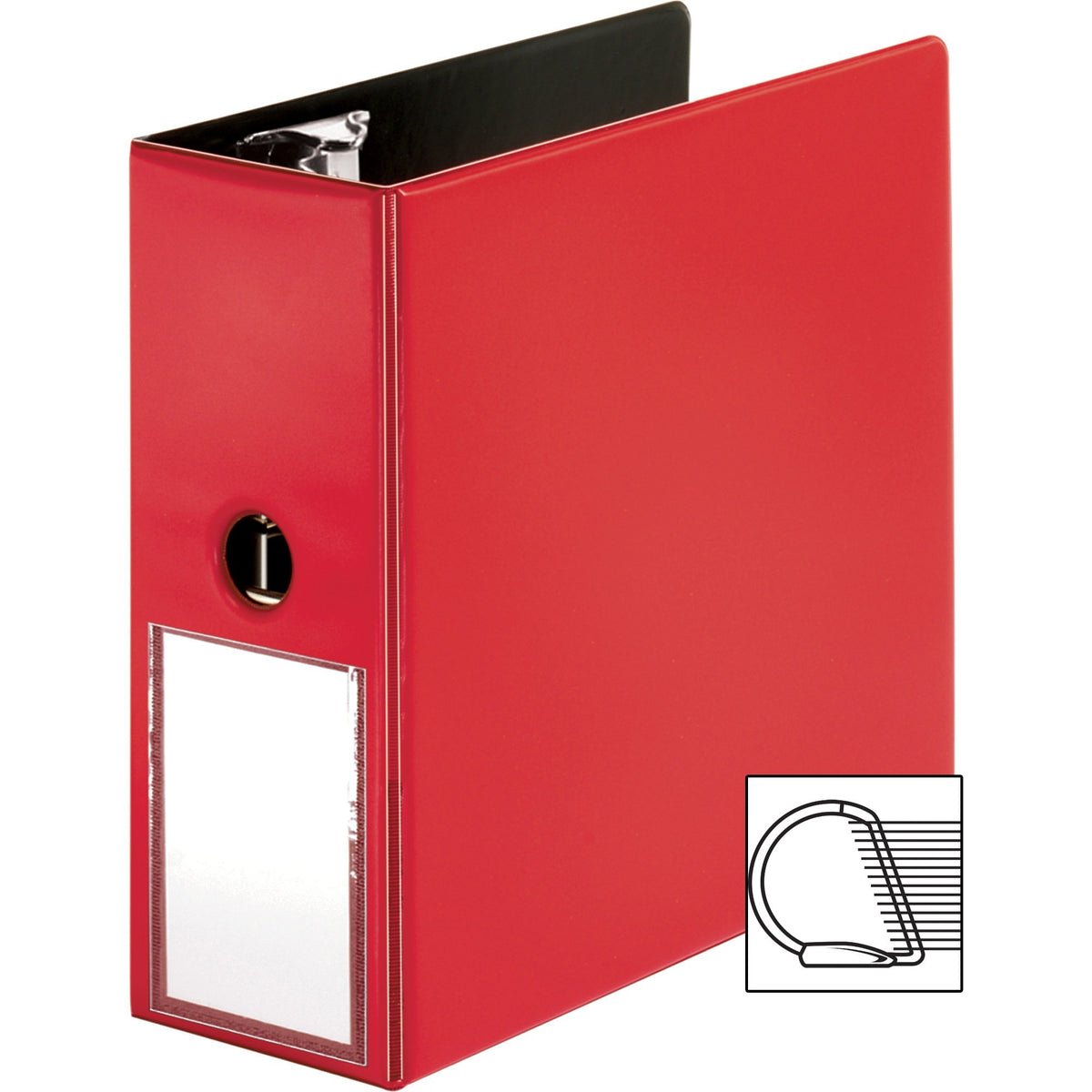 Business Source 5" D-Ring Binder - 5" Binder Capacity - 1050 Sheet Capacity - Fastener: Slant D-Ring - Pocket: Internal 