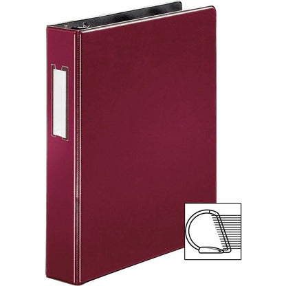 Business Source 1.5" D-Ring Binder - 1 1/2" Binder Capacity - 375 Sheet Capacity - Fastener: Slant D-Ring - Pocket: Inte
