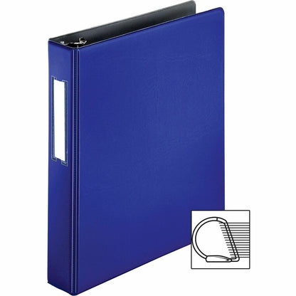 Business Source 1.5" D-Ring Binder - 1 1/2" Binder Capacity - 375 Sheet Capacity - Fastener: Slant D-Ring - Pocket: Inte