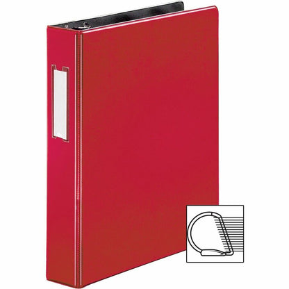 Business Source 1.5" D-Ring Binder - 1 1/2" Binder Capacity - 375 Sheet Capacity - Fastener: Slant D-Ring - Pocket: Inte