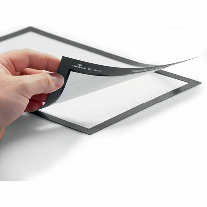 DURABLE Duraframe Half Letter - 8.50" x 5.50" Frame Size - Rectangle - Horizontal, Vertical - Self-adhesive, Sturdy, Dua