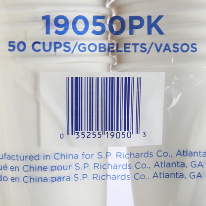 Genuine Joe 16 oz Disposable Hot Cups - 16 fl oz - White - Polyethylene - 20 / Carton