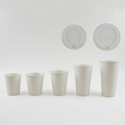 Genuine Joe 20 oz Disposable Hot Cups - 20 fl oz - White - Polyethylene - 20 / Carton